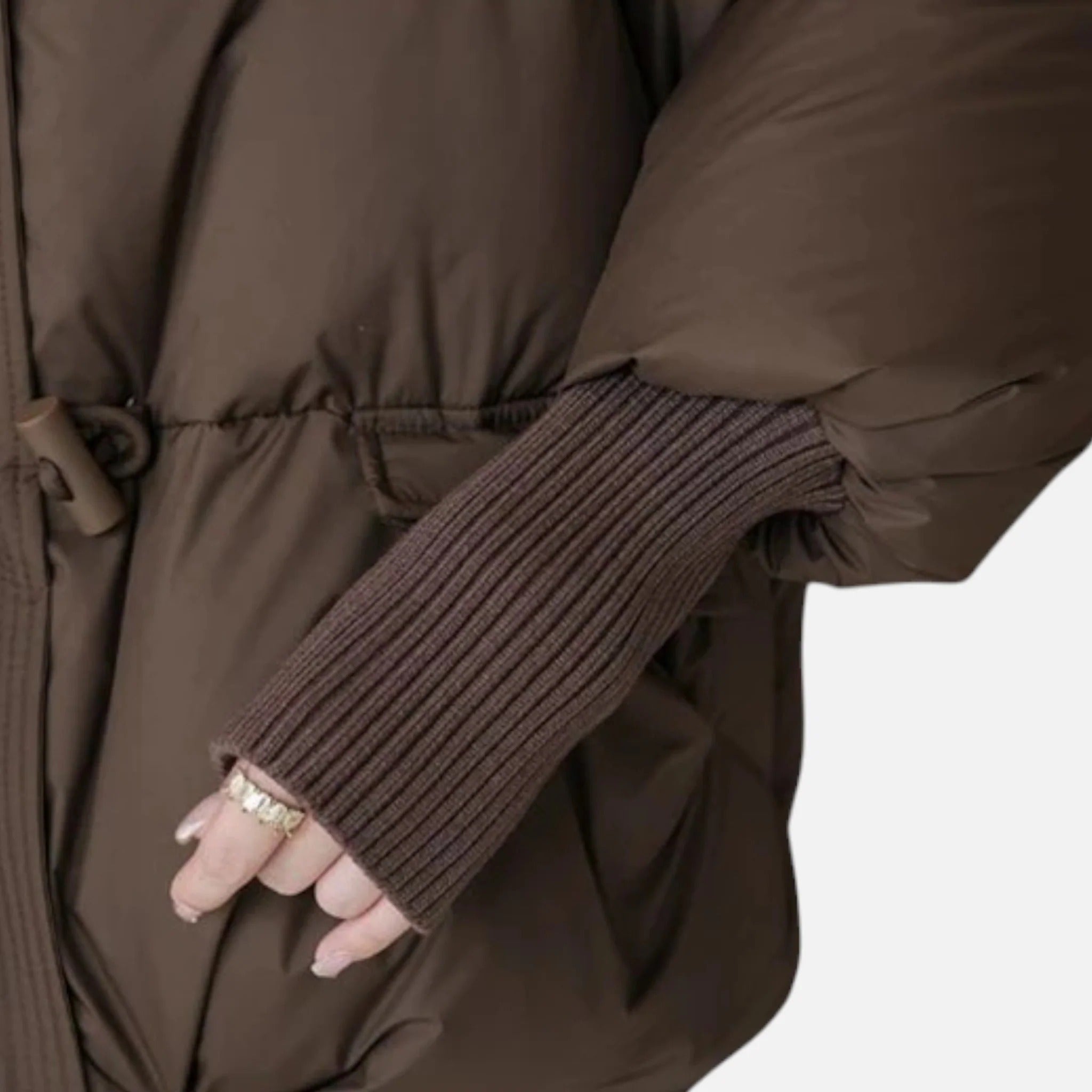 Women’s Luxury Fur-Collar Winter Puffer Coat