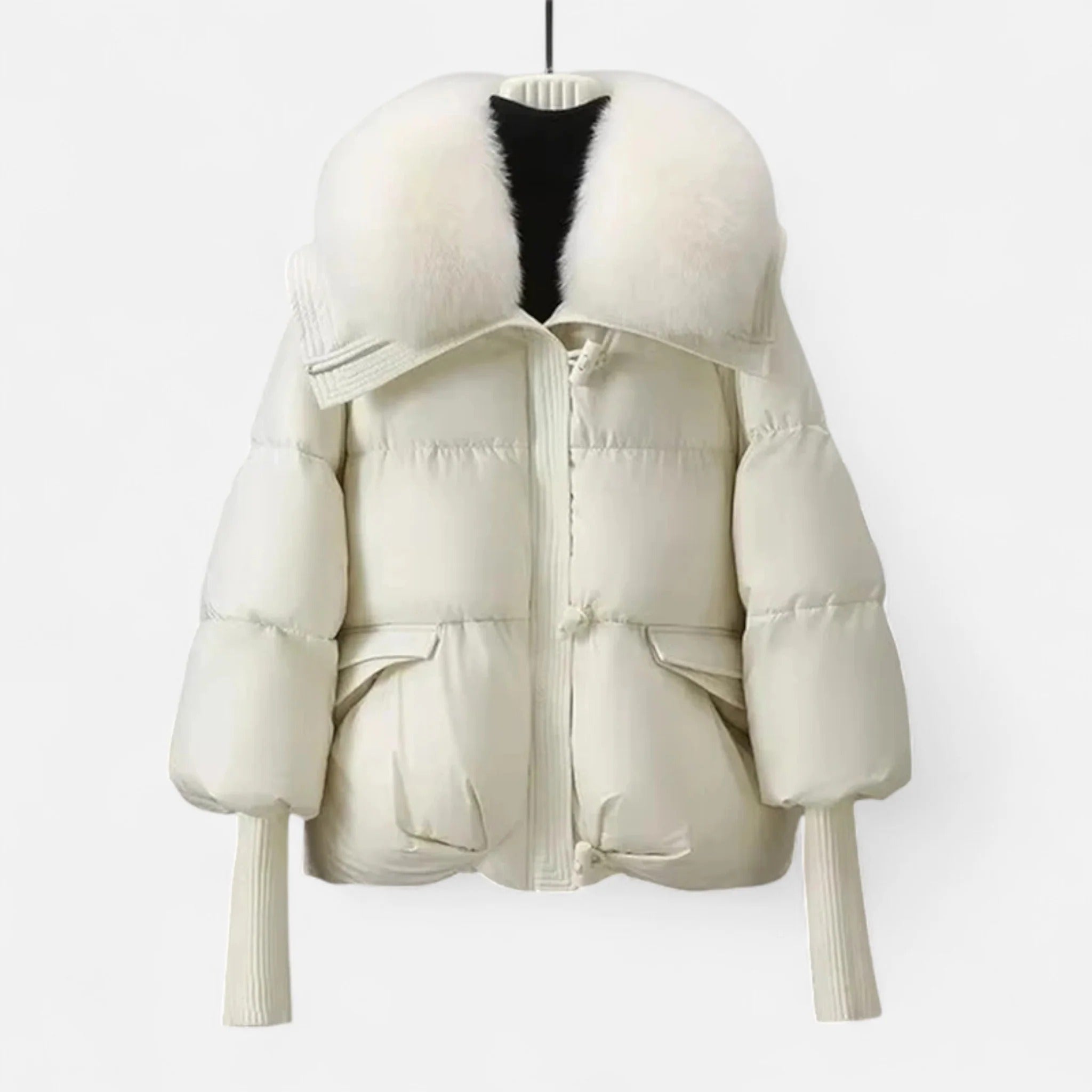 Women’s Luxury Fur-Collar Winter Puffer Coat